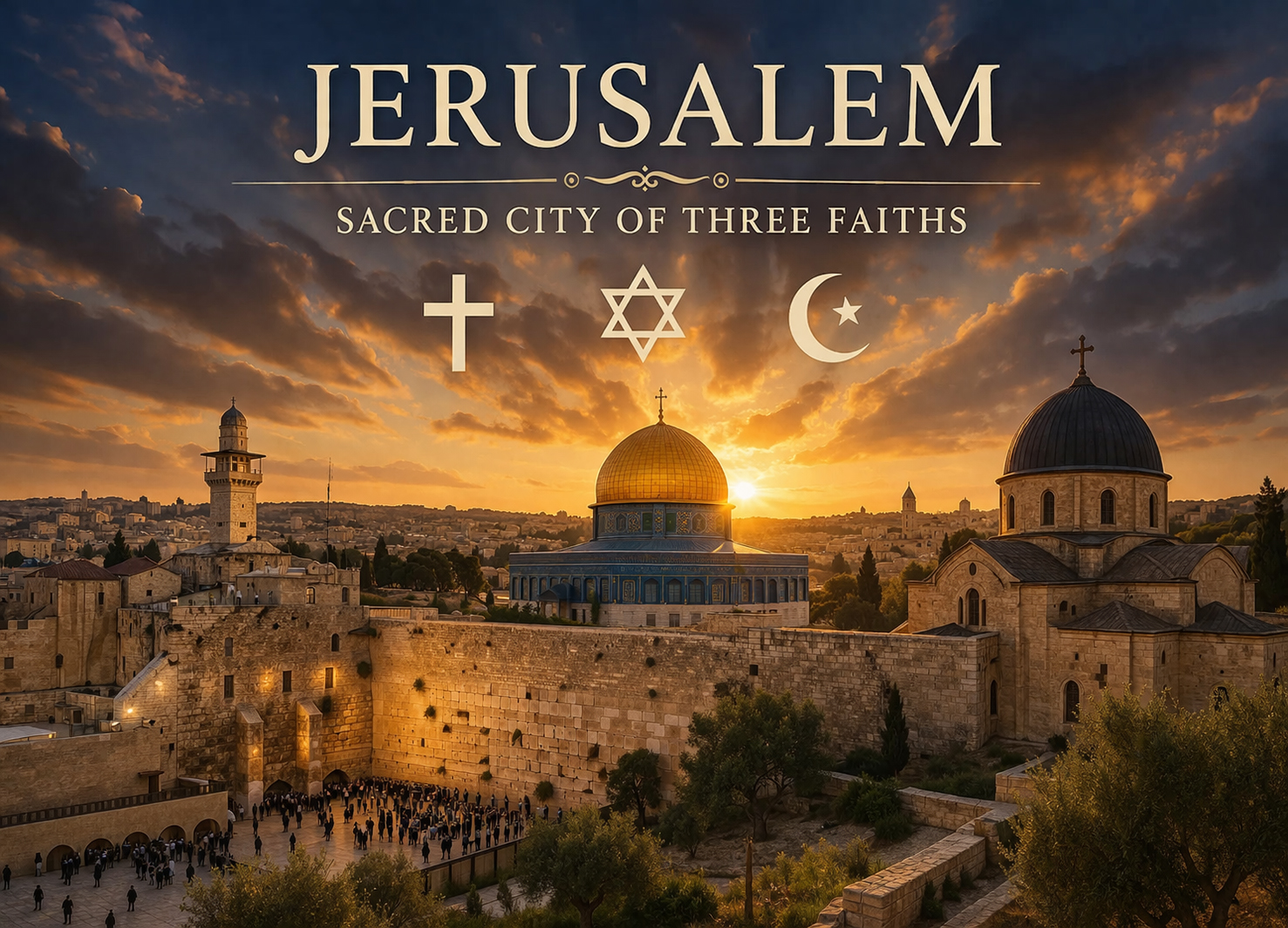 Jerusalem Holy Land — replace with your photo